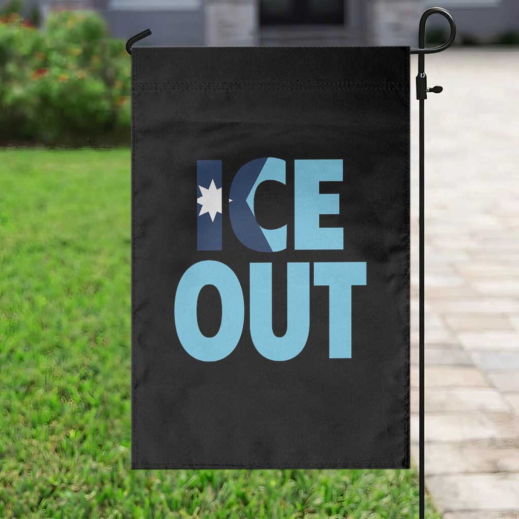 Minnesota Ice Out Garden Flag MN State Anti Ice Movement Protest Statement