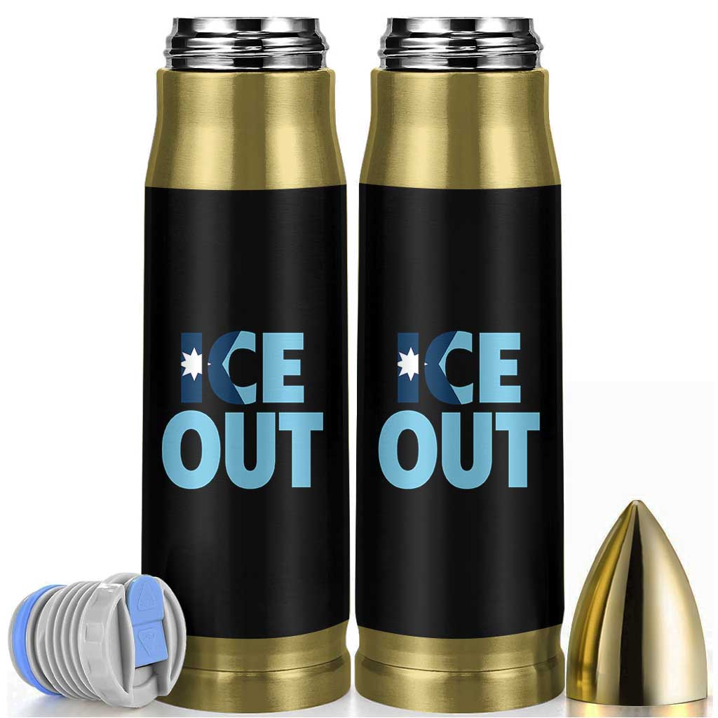 Minnesota Ice Out Bullet Tumbler MN State Anti Ice Movement Protest Statement