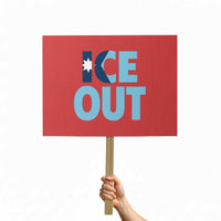 Minnesota Ice Out Protest Sign MN State Anti Ice Movement Protest Statement