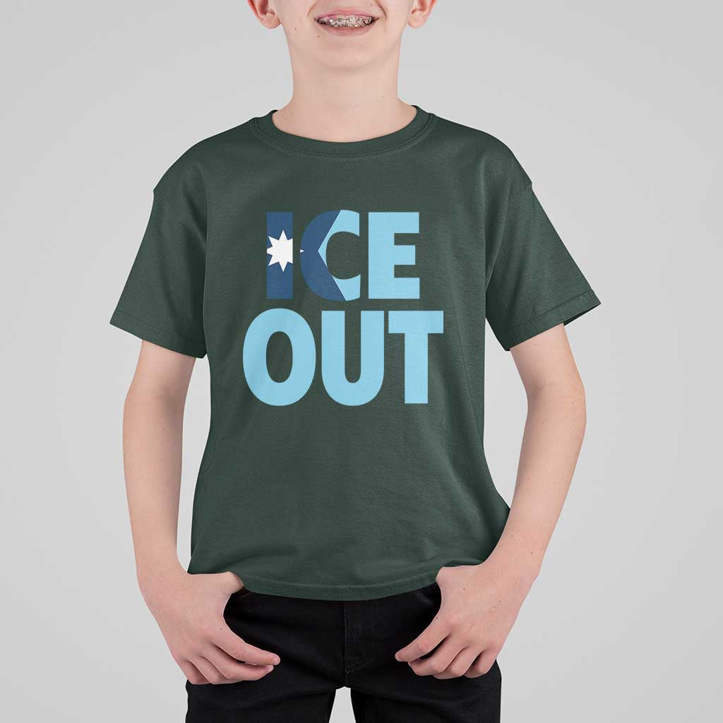 Minnesota Ice Out T Shirt For Kid MN State Anti Ice Movement Protest Statement