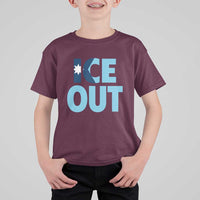 Minnesota Ice Out T Shirt For Kid MN State Anti Ice Movement Protest Statement