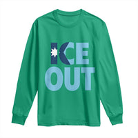 Minnesota Ice Out Long Sleeve Shirt MN State Anti Ice Movement Protest Statement