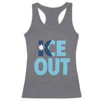 Minnesota Ice Out Racerback Tank Top MN State Anti Ice Movement Protest Statement