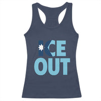 Minnesota Ice Out Racerback Tank Top MN State Anti Ice Movement Protest Statement