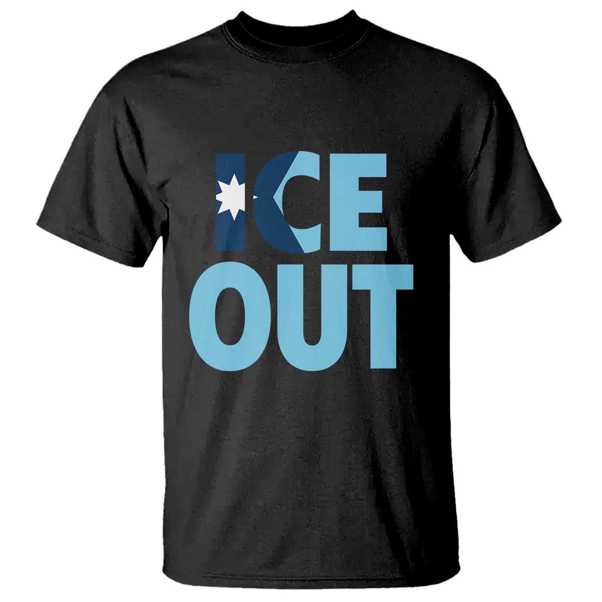 Minnesota Ice Out T Shirt MN State Anti Ice Movement Protest Statement