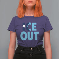 Minnesota Ice Out T Shirt For Women MN State Anti Ice Movement Protest Statement
