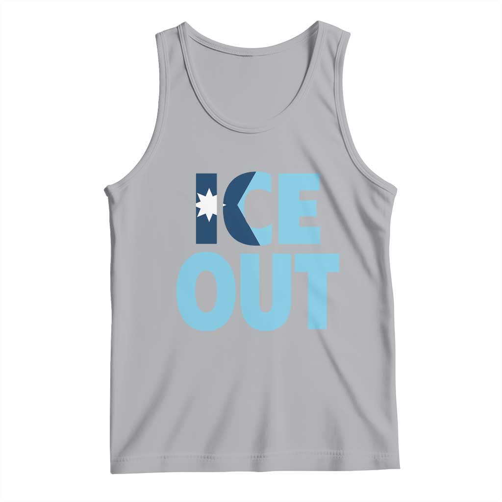 Minnesota Ice Out Tank Top MN State Anti Ice Movement Protest Statement