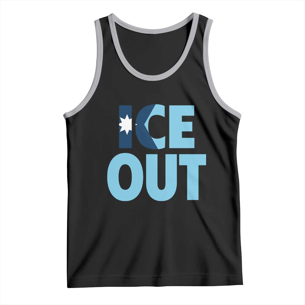 Minnesota Ice Out Tank Top MN State Anti Ice Movement Protest Statement