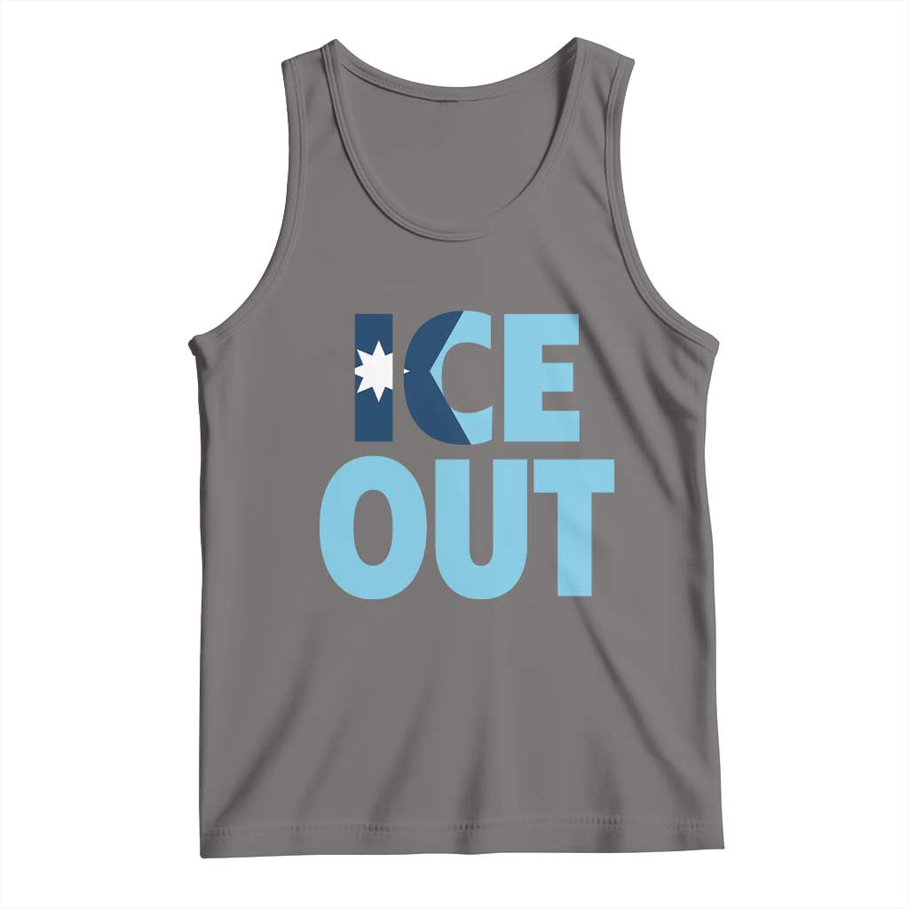 Minnesota Ice Out Tank Top MN State Anti Ice Movement Protest Statement