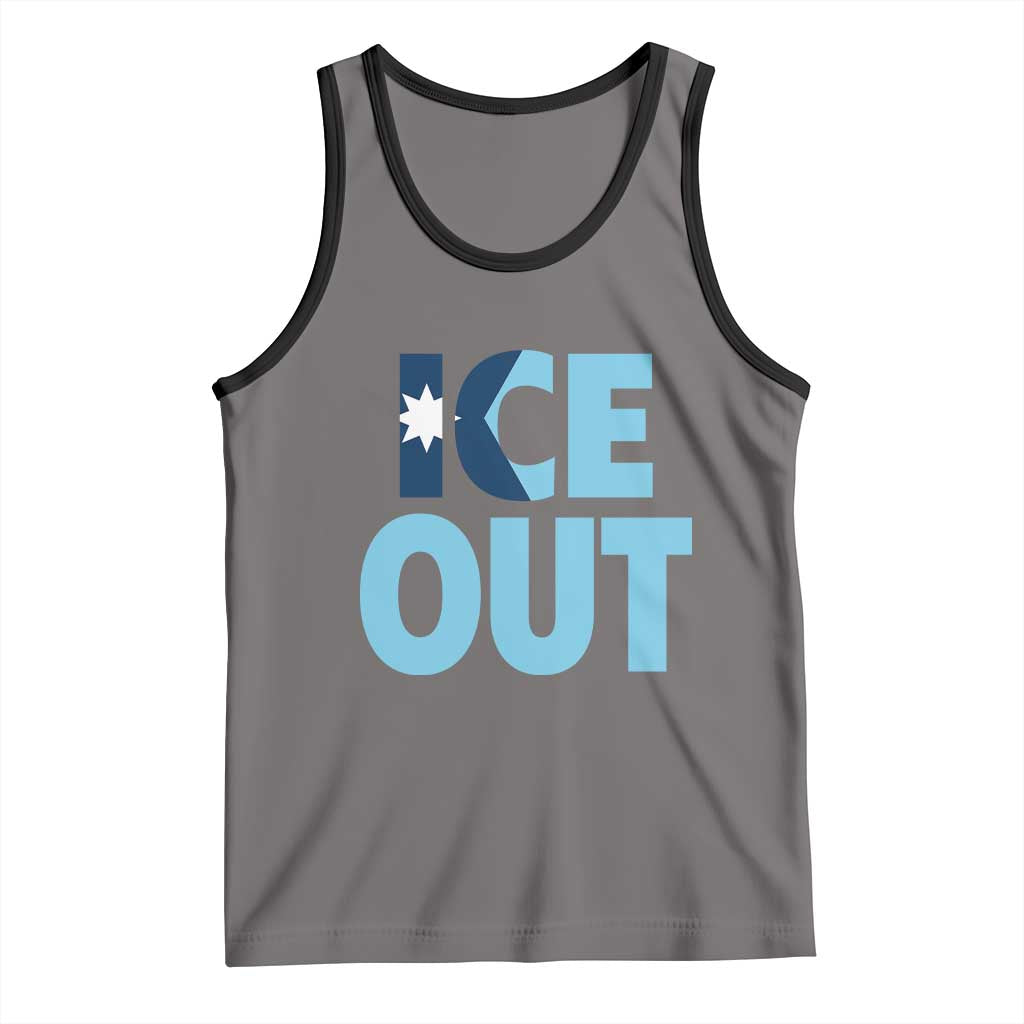 Minnesota Ice Out Tank Top MN State Anti Ice Movement Protest Statement