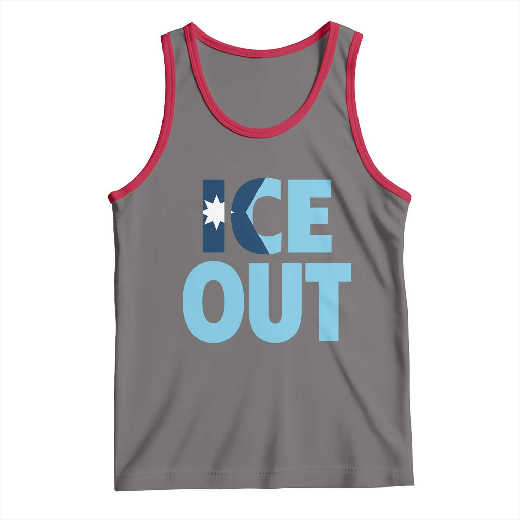 Minnesota Ice Out Tank Top MN State Anti Ice Movement Protest Statement