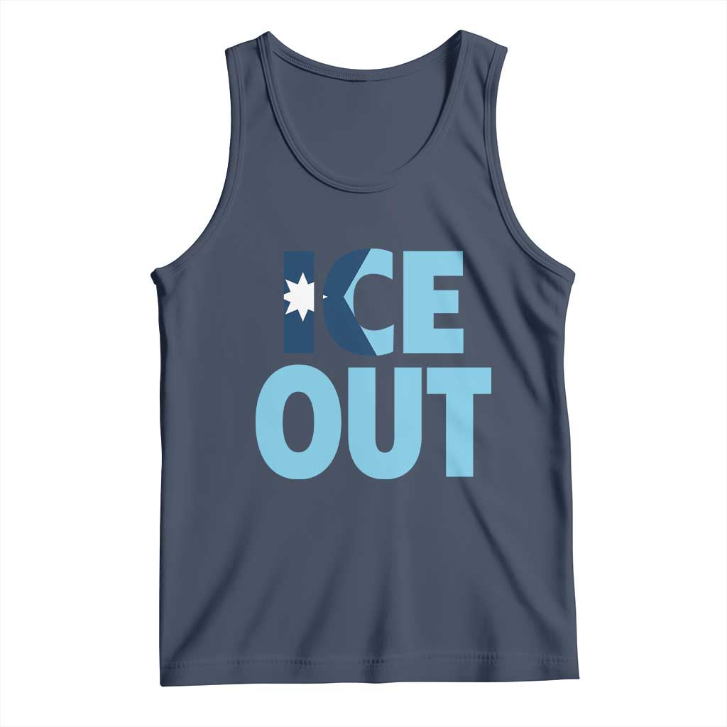 Minnesota Ice Out Tank Top MN State Anti Ice Movement Protest Statement