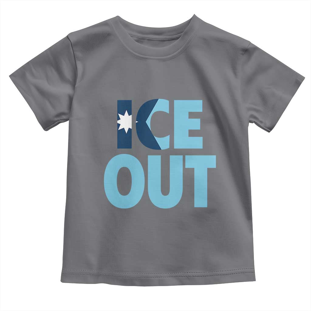 Minnesota Ice Out Toddler T Shirt MN State Anti Ice Movement Protest Statement