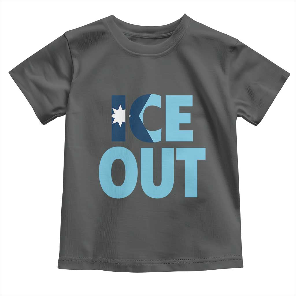 Minnesota Ice Out Toddler T Shirt MN State Anti Ice Movement Protest Statement