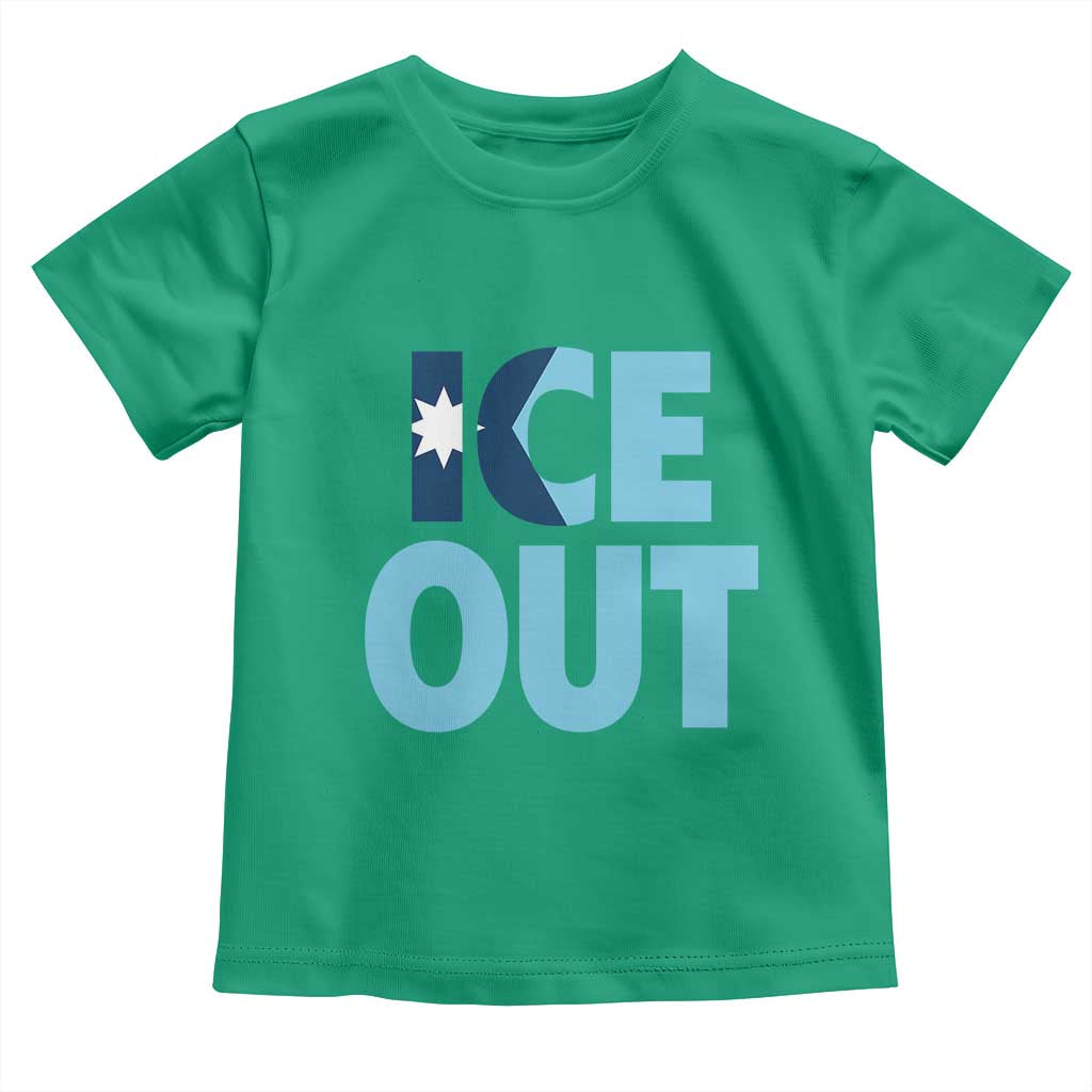 Minnesota Ice Out Toddler T Shirt MN State Anti Ice Movement Protest Statement