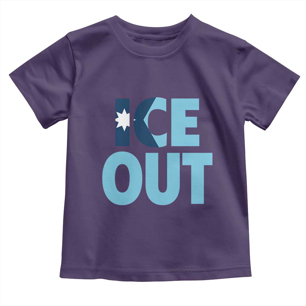 Minnesota Ice Out Toddler T Shirt MN State Anti Ice Movement Protest Statement