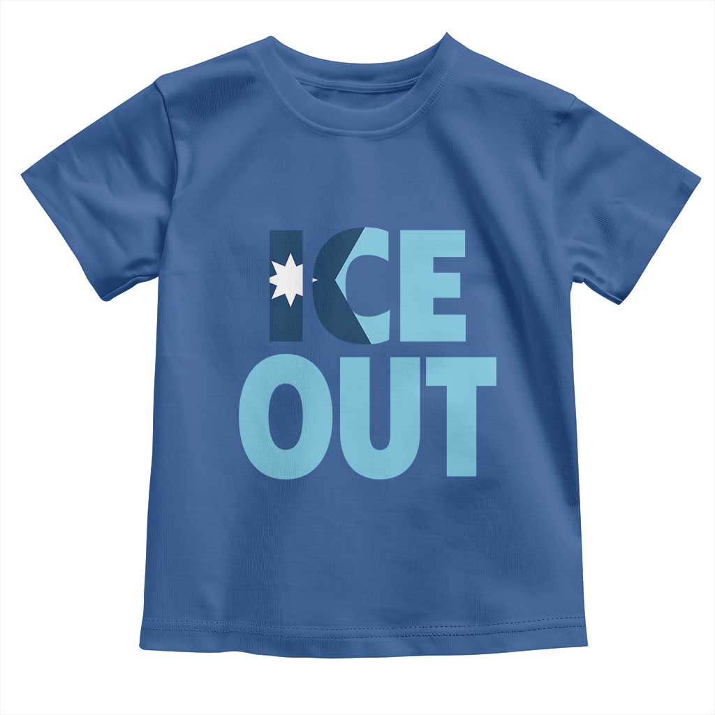 Minnesota Ice Out Toddler T Shirt MN State Anti Ice Movement Protest Statement