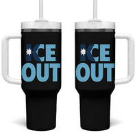 Minnesota Ice Out Tumbler With Handle MN State Anti Ice Movement Protest Statement