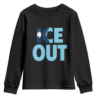 Minnesota Ice Out Youth Sweatshirt MN State Anti Ice Movement Protest Statement