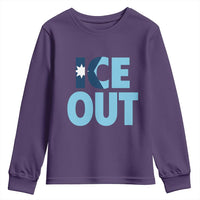Minnesota Ice Out Youth Sweatshirt MN State Anti Ice Movement Protest Statement