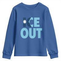 Minnesota Ice Out Youth Sweatshirt MN State Anti Ice Movement Protest Statement