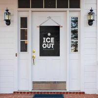 Ice Out Of Minnesota Garden Flag MN Map Immigration Protest Community Resistance