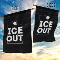 Ice Out Of Minnesota Garden Flag MN Map Immigration Protest Community Resistance
