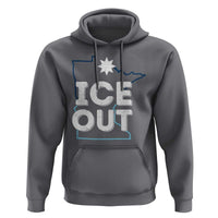Ice Out Of Minnesota Hoodie MN Map Immigration Protest Community Resistance