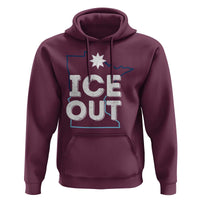 Ice Out Of Minnesota Hoodie MN Map Immigration Protest Community Resistance
