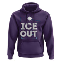 Ice Out Of Minnesota Hoodie MN Map Immigration Protest Community Resistance