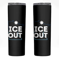 Ice Out Of Minnesota Skinny Tumbler MN Map Immigration Protest Community Resistance