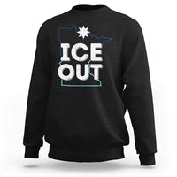 Ice Out Of Minnesota Sweatshirt MN Map Immigration Protest Community Resistance