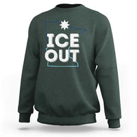 Ice Out Of Minnesota Sweatshirt MN Map Immigration Protest Community Resistance