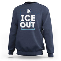 Ice Out Of Minnesota Sweatshirt MN Map Immigration Protest Community Resistance