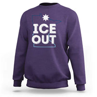 Ice Out Of Minnesota Sweatshirt MN Map Immigration Protest Community Resistance