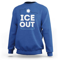 Ice Out Of Minnesota Sweatshirt MN Map Immigration Protest Community Resistance