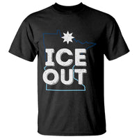 Ice Out Of Minnesota T Shirt MN Map Immigration Protest Community Resistance