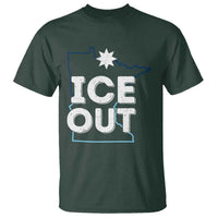 Ice Out Of Minnesota T Shirt MN Map Immigration Protest Community Resistance