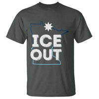Ice Out Of Minnesota T Shirt MN Map Immigration Protest Community Resistance