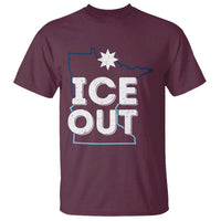 Ice Out Of Minnesota T Shirt MN Map Immigration Protest Community Resistance