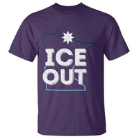 Ice Out Of Minnesota T Shirt MN Map Immigration Protest Community Resistance