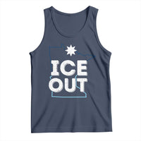 Ice Out Of Minnesota Tank Top MN Map Immigration Protest Community Resistance