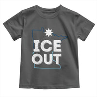 Ice Out Of Minnesota Toddler T Shirt MN Map Immigration Protest Community Resistance