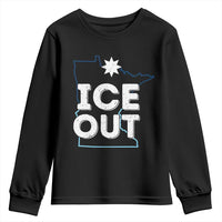 Ice Out Of Minnesota Youth Sweatshirt MN Map Immigration Protest Community Resistance