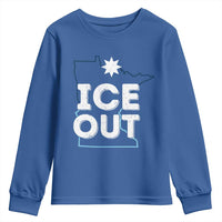 Ice Out Of Minnesota Youth Sweatshirt MN Map Immigration Protest Community Resistance