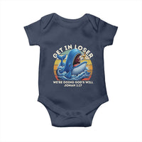 Get In Loser We're Doing God's Will Baby Onesie Funny Christian Bible