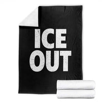 Ice Out Throw Blanket Abolish Ice Protest Statement