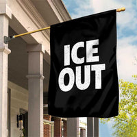 Ice Out Garden Flag Abolish Ice Protest Statement