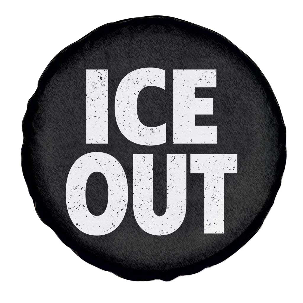 Ice Out Spare Tire Cover Abolish Ice Protest Statement