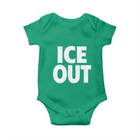 Ice Out Baby Onesie Abolish Ice Protest Statement